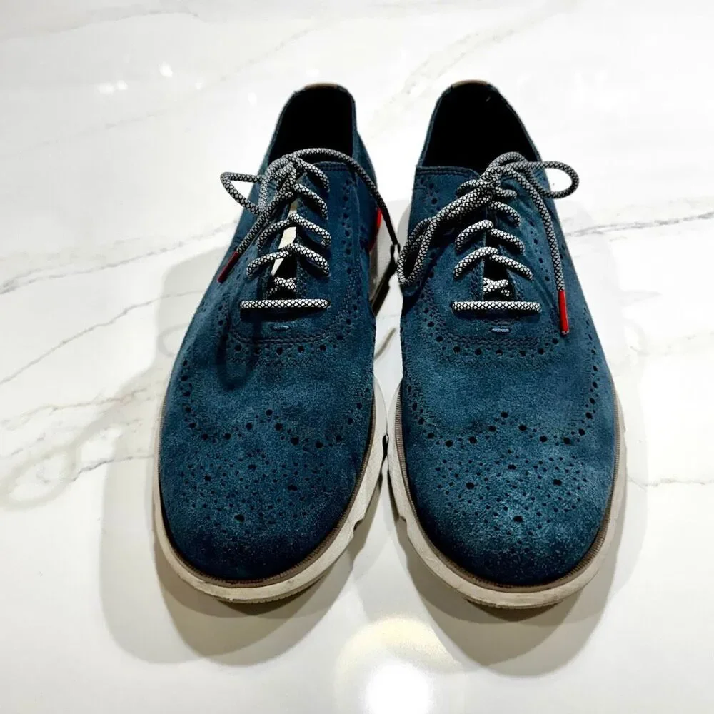 Cole Haan 4.ZeroGrand Litewing Oxfords. Blue. Size Men’s 11.